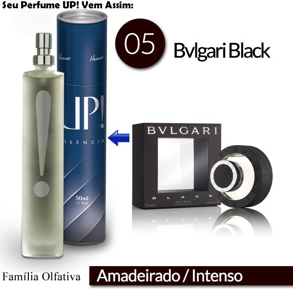 Perfume UP! 05 - Bulgari Black 50ml